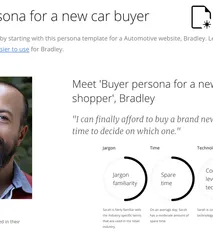 Middle aged man - Buyer persona of a new car buyer